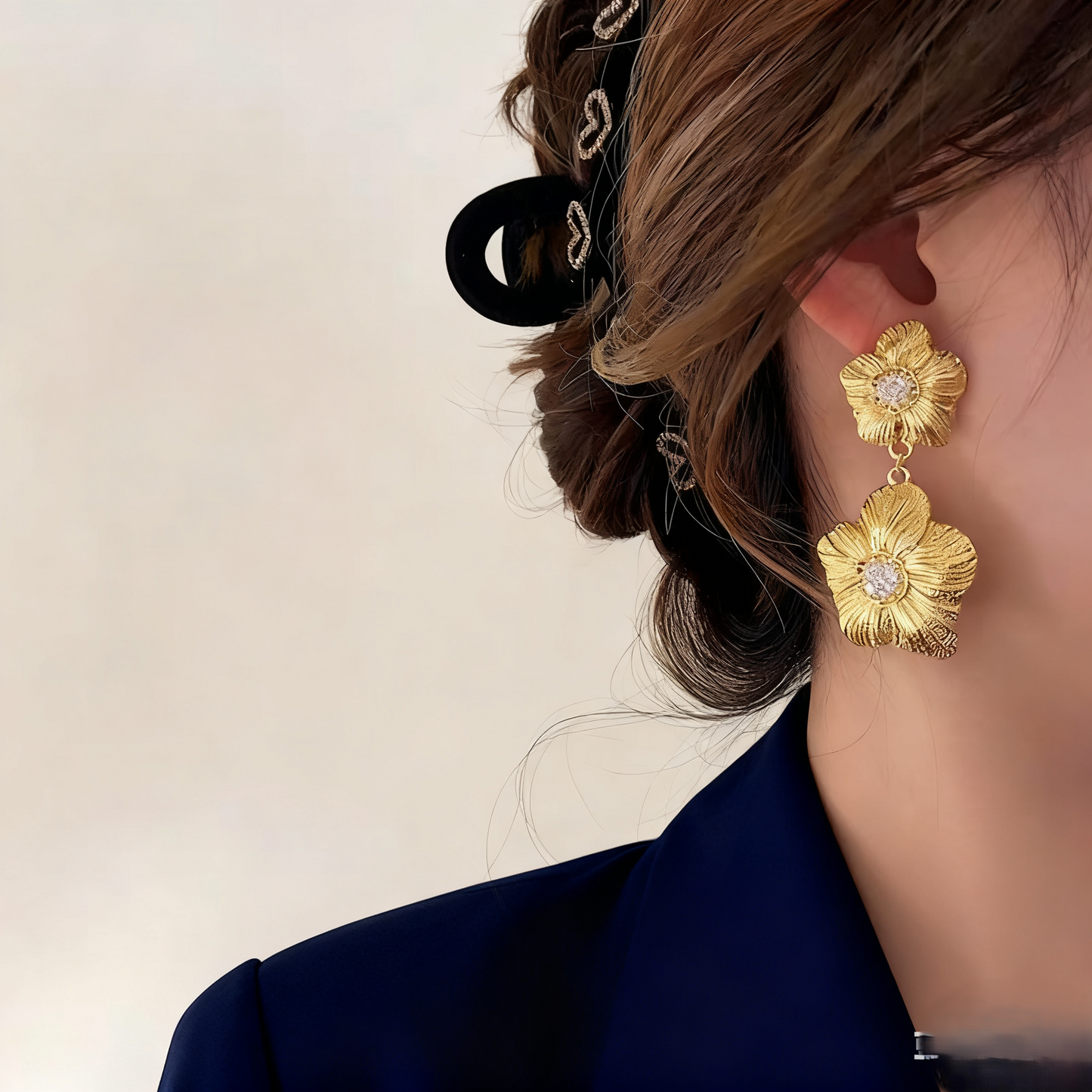 Double Petal Earrings