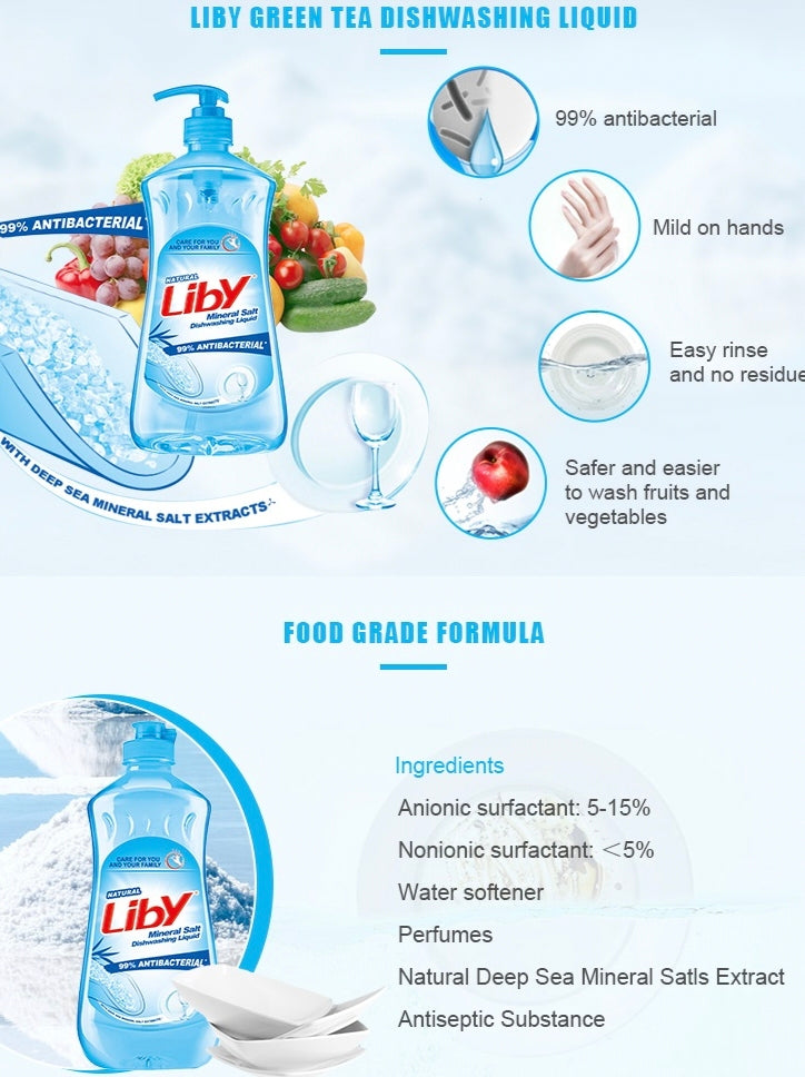 Mineral Salt Dish Soap & Heavy-Duty Degreaser Bundle