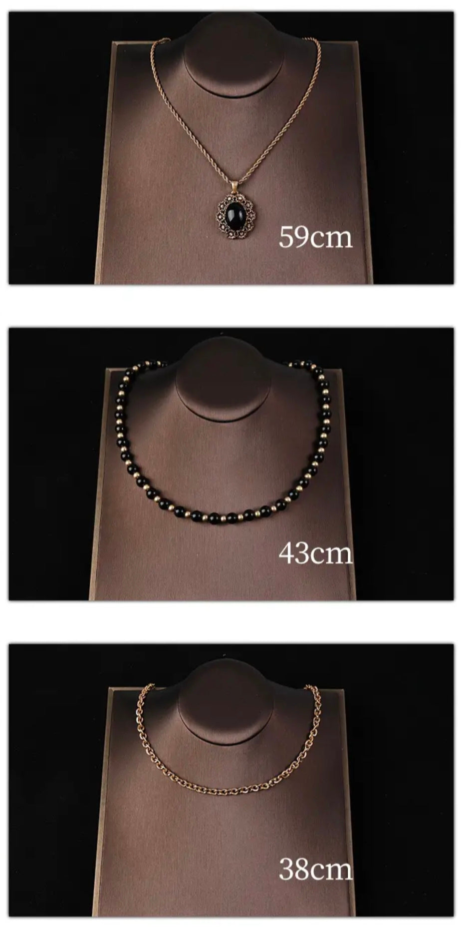 Black Gold Pearl Necklace