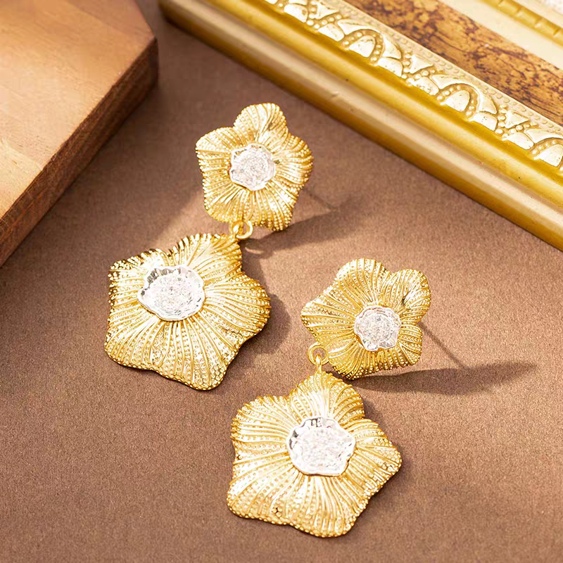 Double Petal Earrings