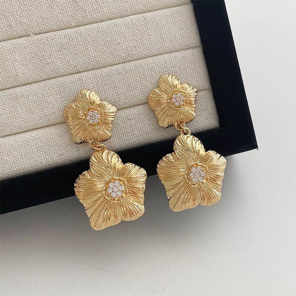 Double Petal Earrings