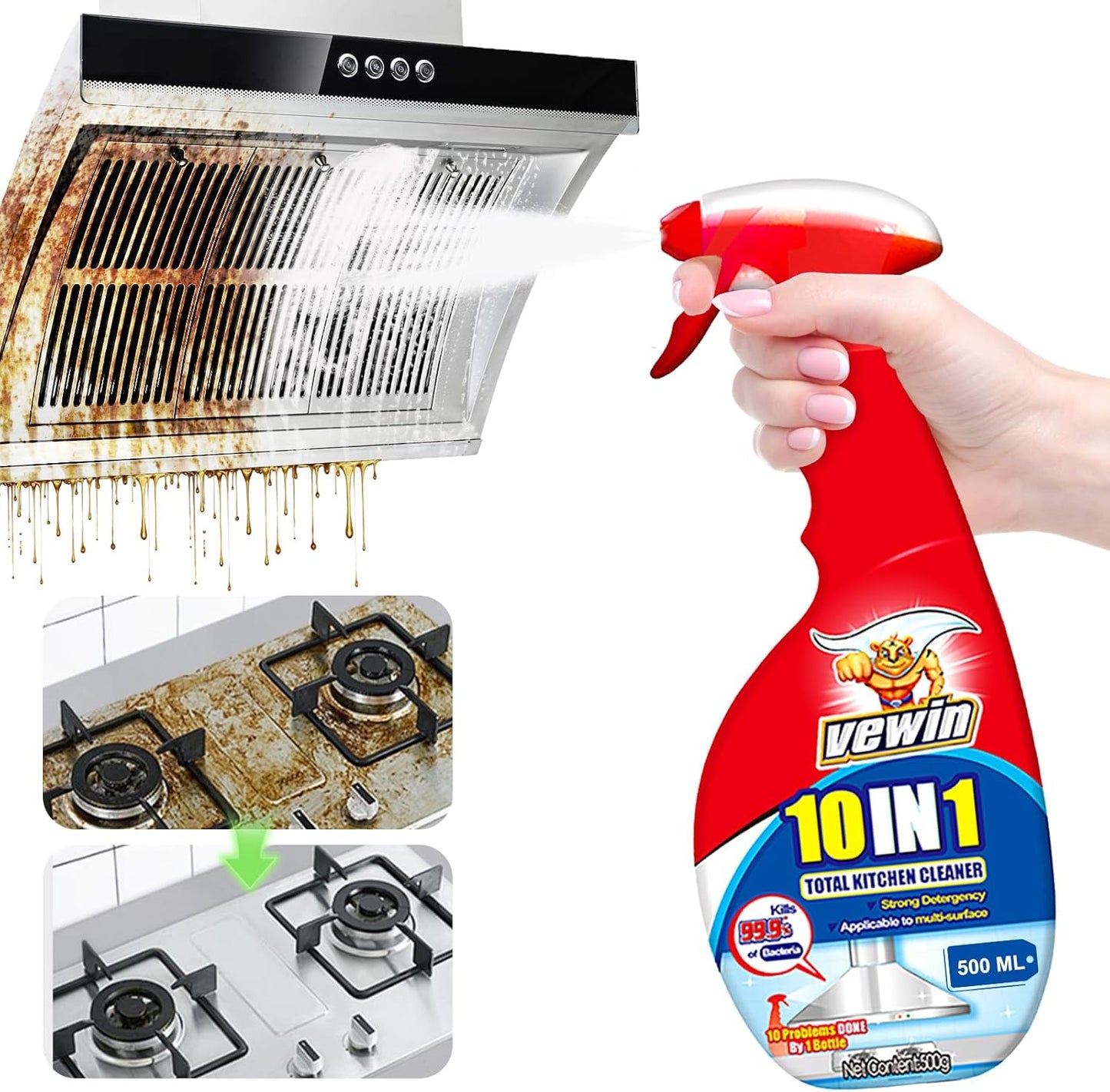 منظف المطبخ متعدد الوظائف من فيوين