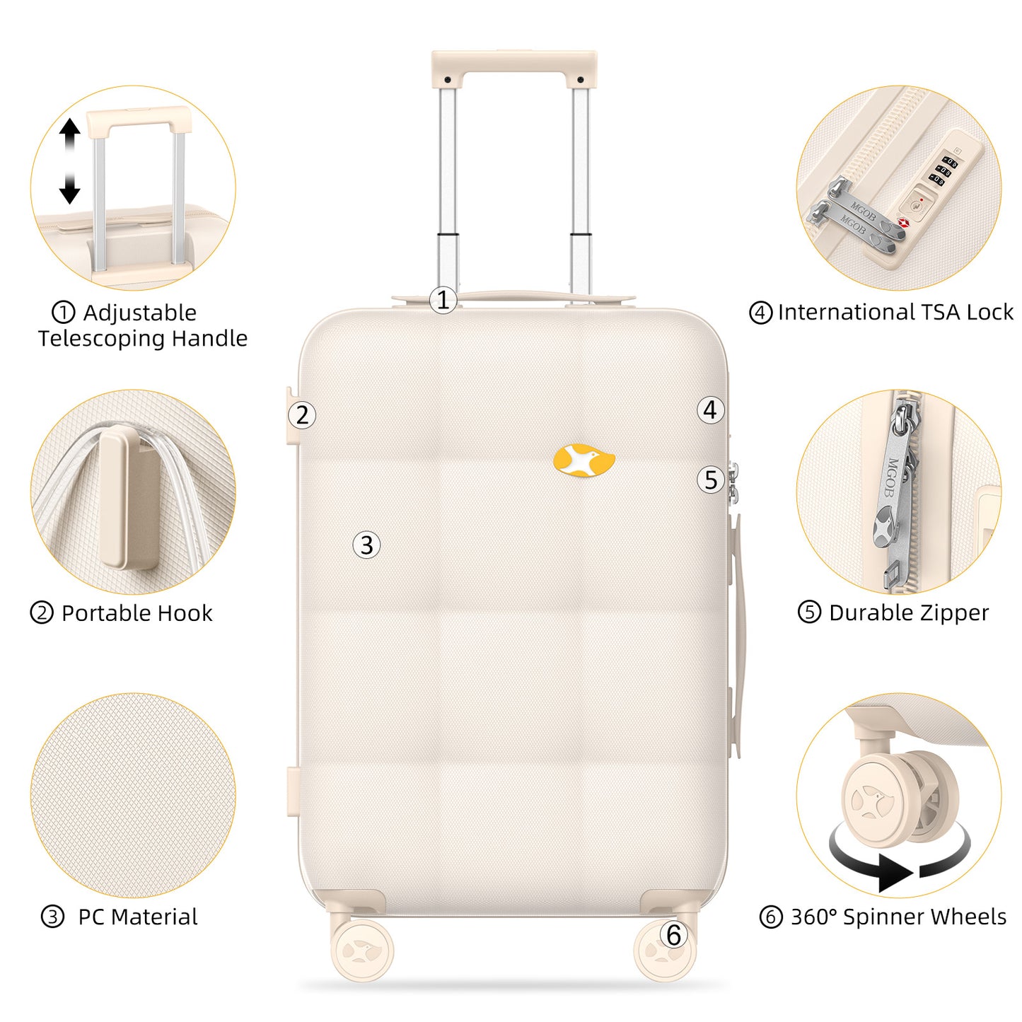 حقيبة سفر دوارة بيج